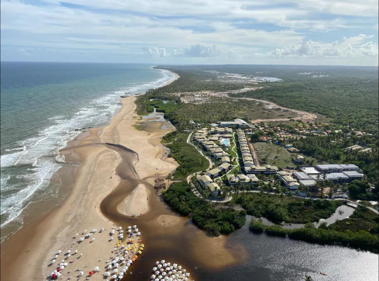 Maravilhoso Garden Imbassai Pe Na Areia Bahia Litoral Lejlighed Eksteriør billede